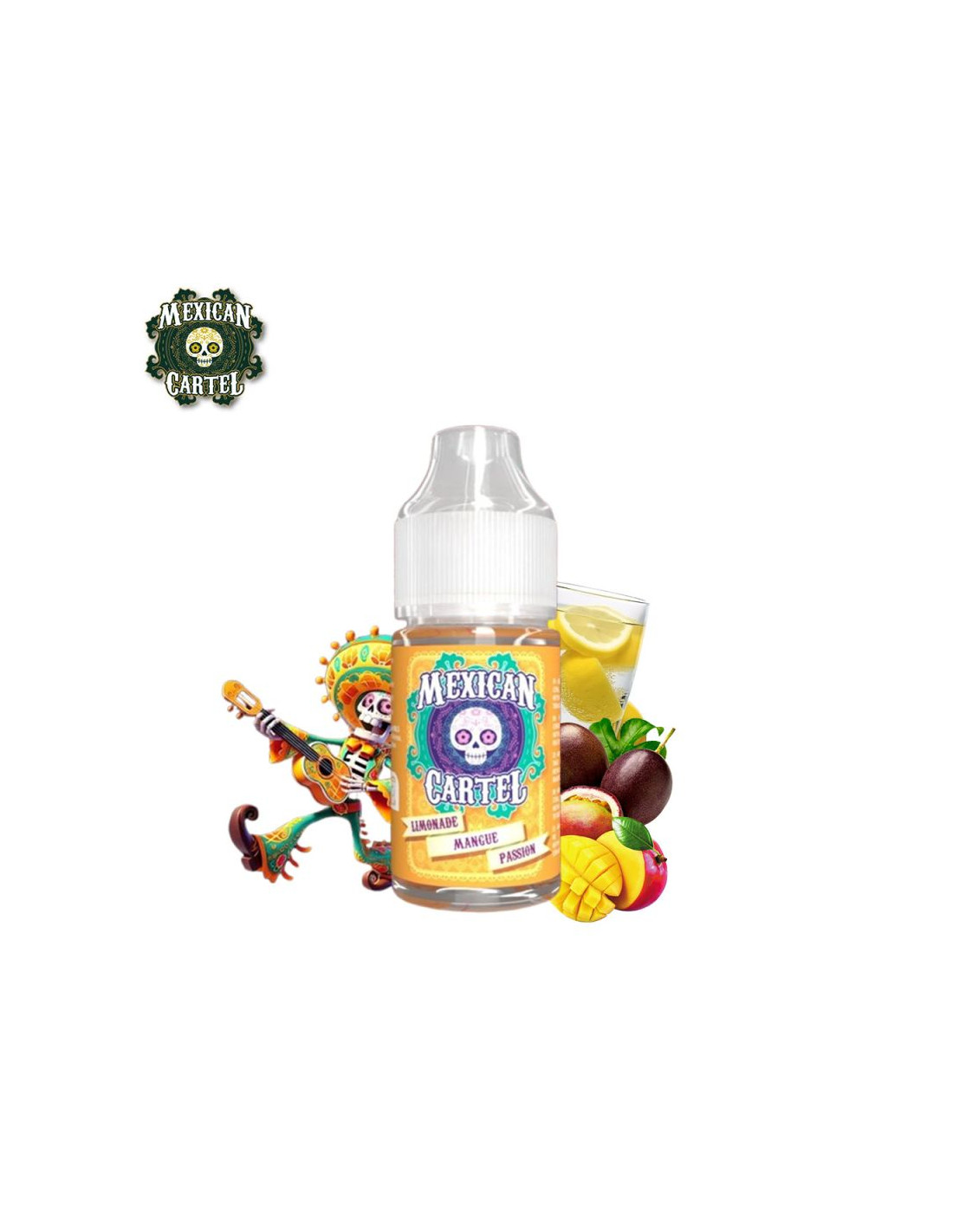 CONCENTRÉ LIMONADE MANGUE PASSION 30ML - MEXICAN CARTEL 7,99 € AlkaVape