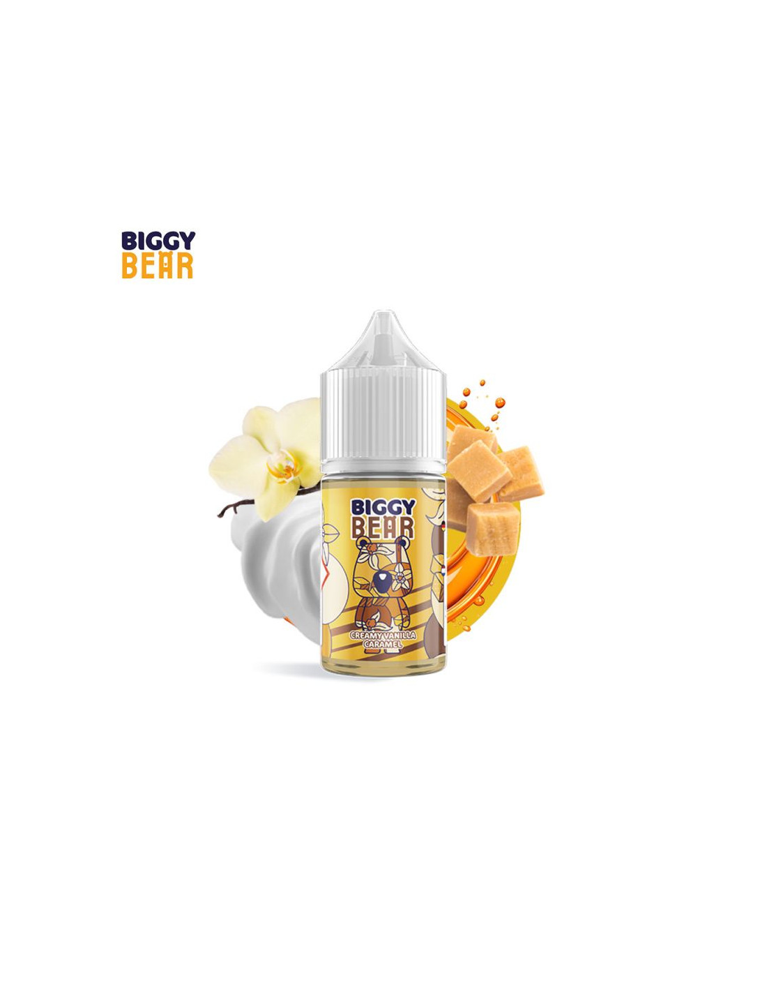 CONCENTRÉ CREAMY VANILLA CARAMEL 30ML - BIGGY BEAR 7,99 € AlkaVape
