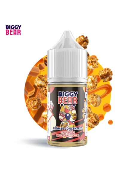CONCENTRÉ POP CORN TOFFEE CARAMEL 30ML - BIGGY BEAR
