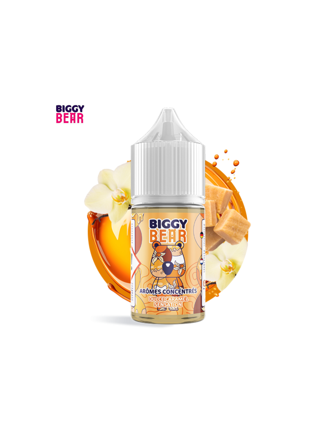 CONCENTRÉ DULCE CARAMEL SENSATION 30ML - BIGGY BEAR 7,99 € AlkaVape