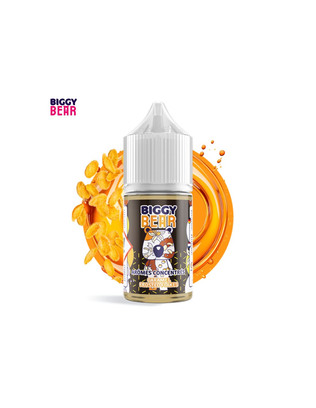 CONCENTRÉ CARAMEL FROSTED FLAKES 30ML - BIGGY BEAR 7,99 € AlkaVape