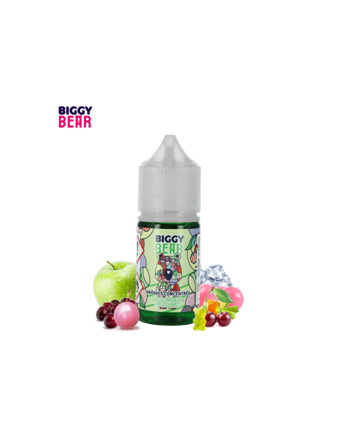 CONCENTRÉ POMME CERISE BUBBLEGUM 30ML - BIGGY BEAR 7,99 € AlkaVape