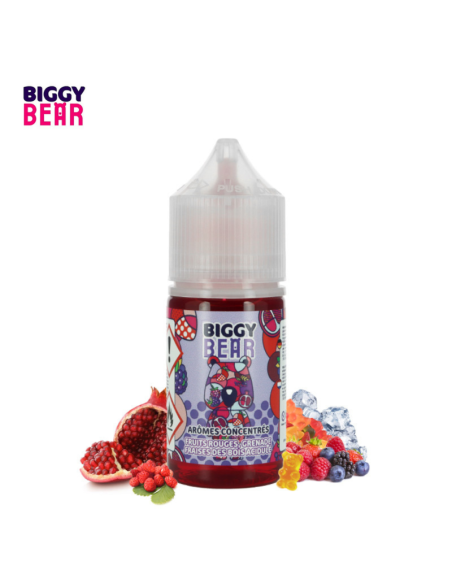 CONCENTRÉ FRUITS ROUGES GRENADE FRAISE DES BOIS ACIDULÉE 30ML - BIGGY BEAR