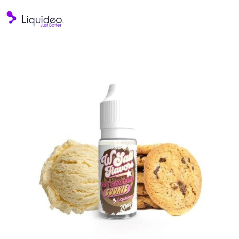 ICE CREAM COOKIE 10ML - WSALT FLAVORS BY LIQUIDEO