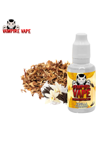 CONCENTRÉ VANILLA TOBACCO 30ML - VAMPIRE VAPE 7,99 € AlkaVape