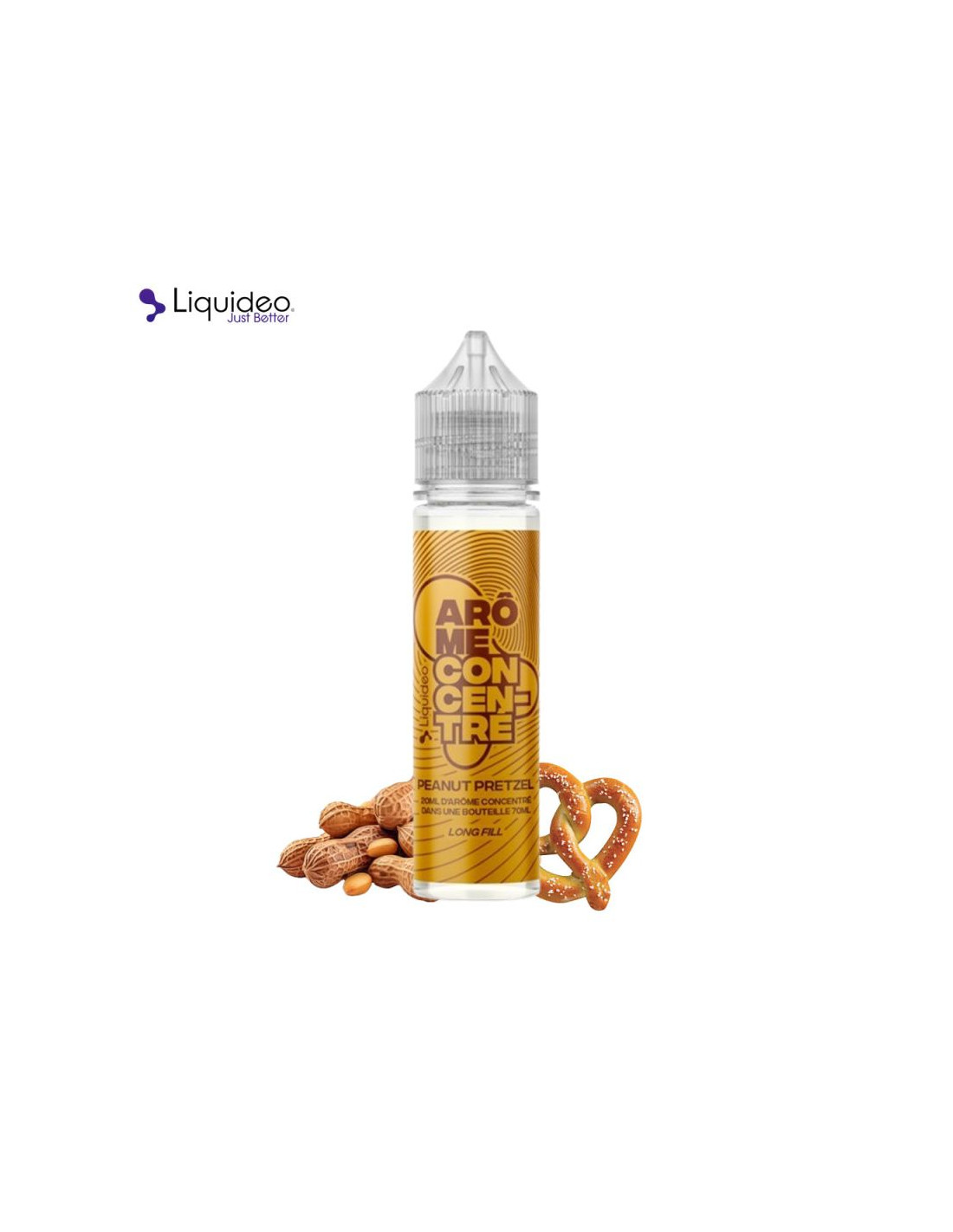 CONCENTRÉ PEANUT PRETZEL 20ML - LIQUIDEO LONGFILL 7,99 € AlkaVape