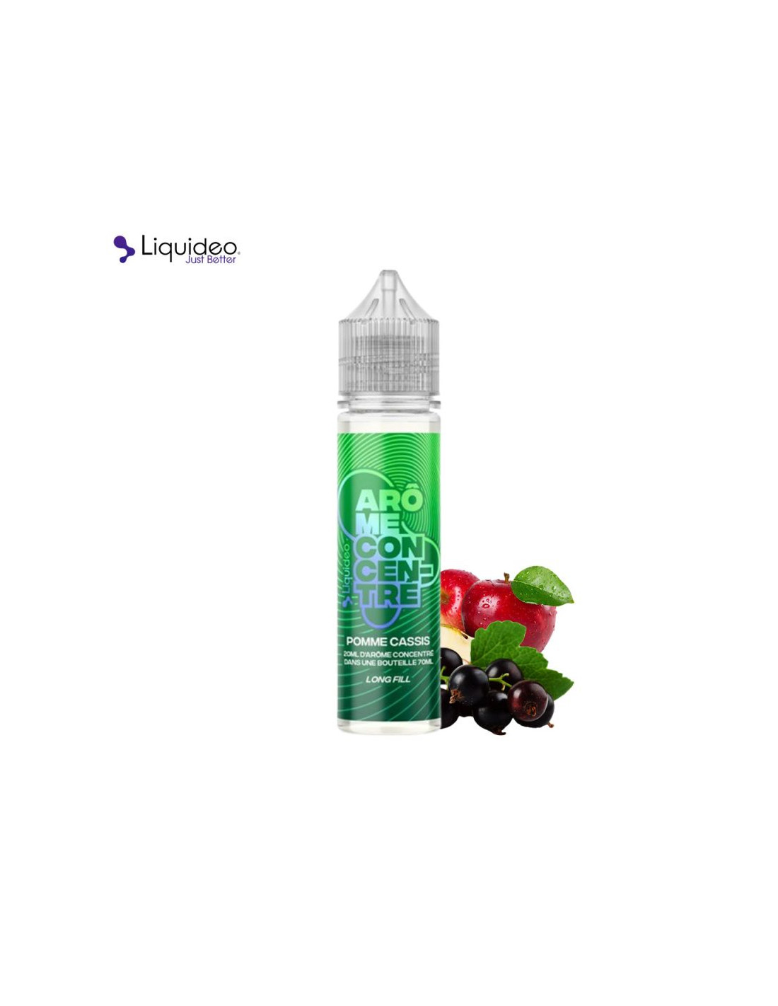 CONCENTRÉ POMME CASSIS 20ML - LIQUIDEO LONGFILL 7,99 € AlkaVape