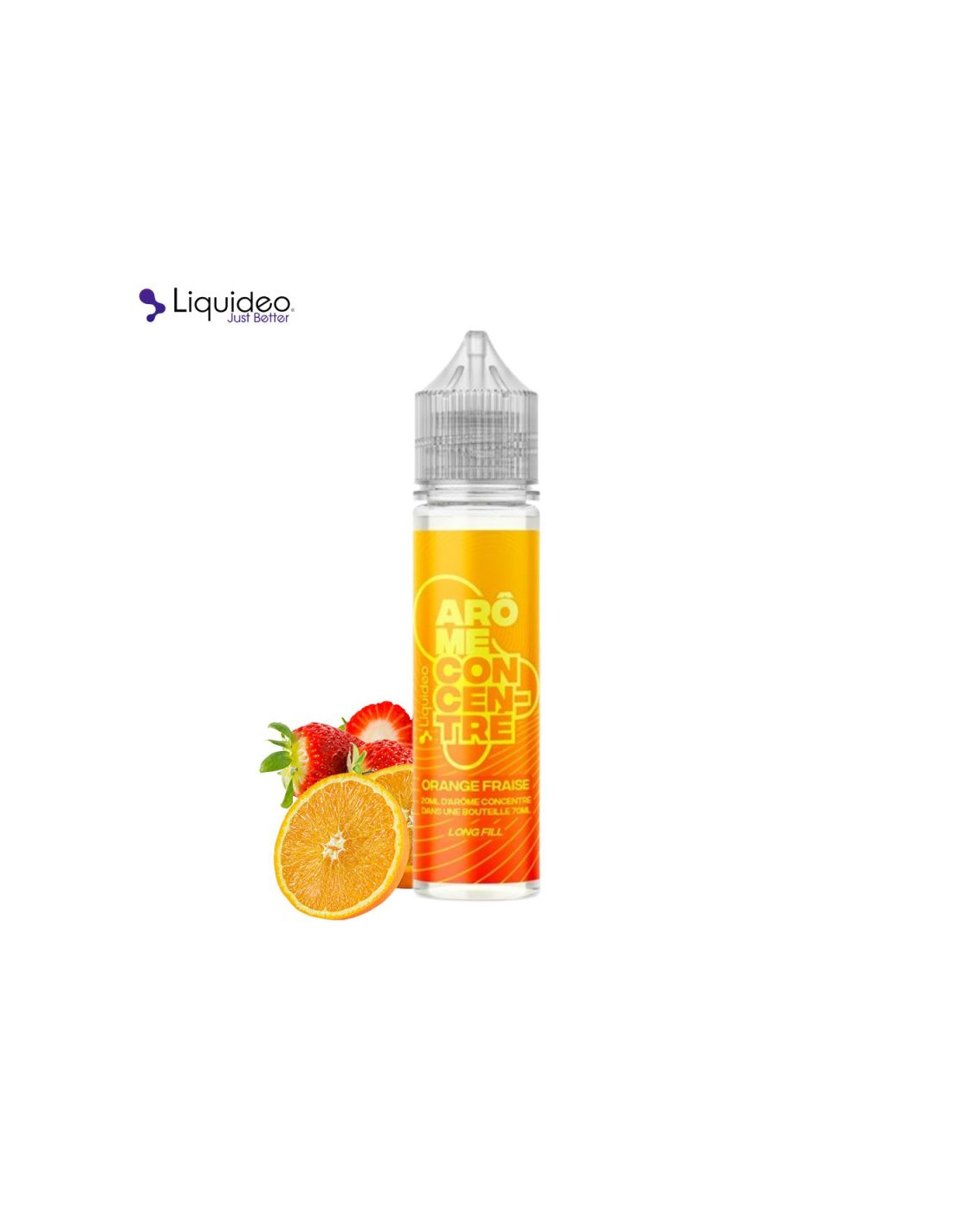 CONCENTRÉ ORANGE FRAISE 20ML - LIQUIDEO LONGFILL 7,99 € AlkaVape