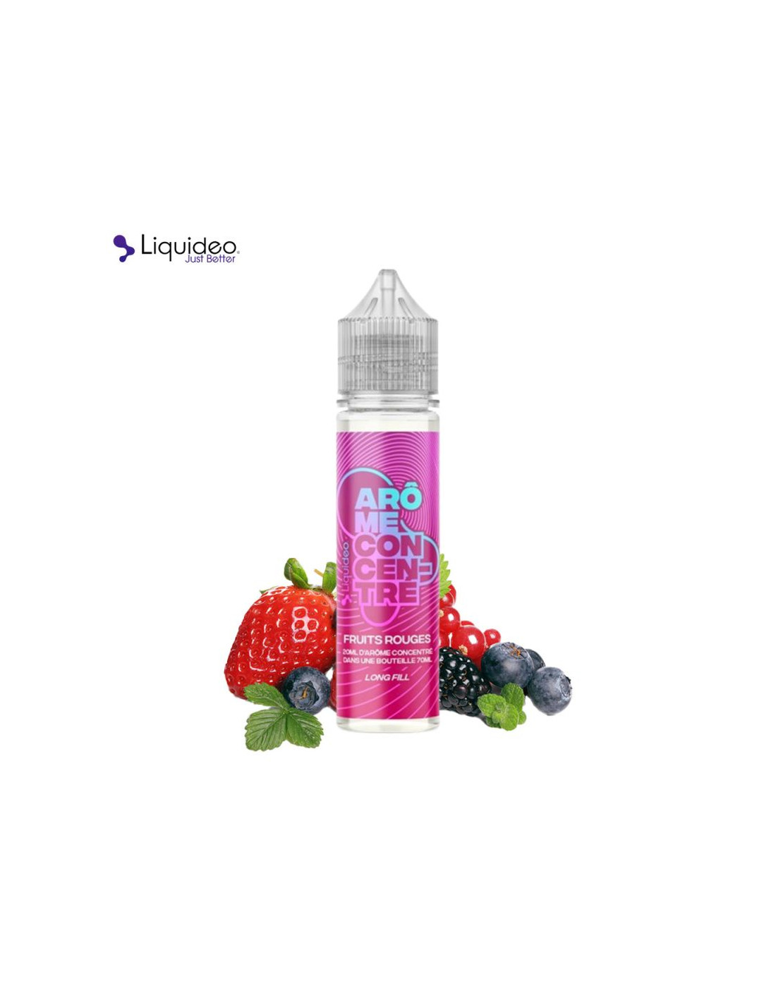 CONCENTRÉ FRUITS ROUGES 20ML - LIQUIDEO LONGFILL 7,99 € AlkaVape