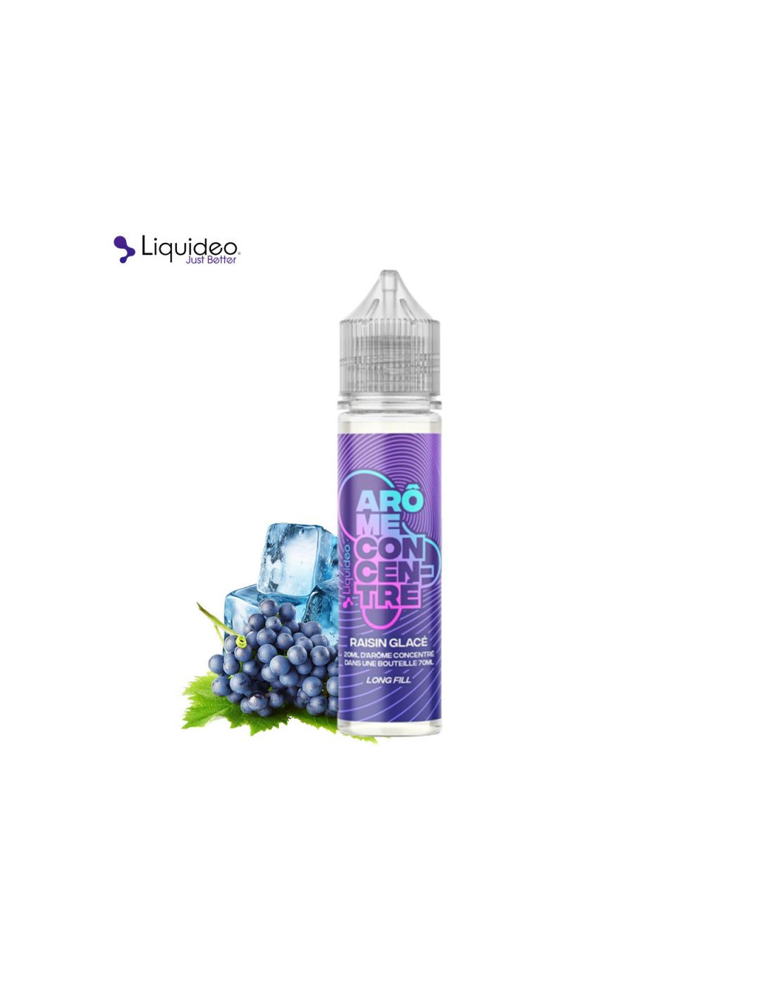 CONCENTRÉ RAISIN GLACÉ 20ML - LIQUIDEO LONGFILL 7,99 € AlkaVape