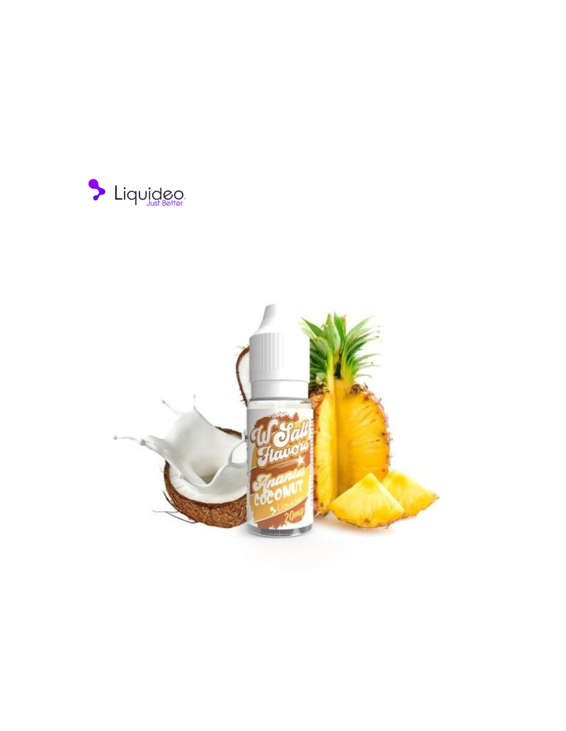 ANANAS COCONUT 10ML - WSALT FLAVORS BY LIQUIDEO 4,99 € AlkaVape