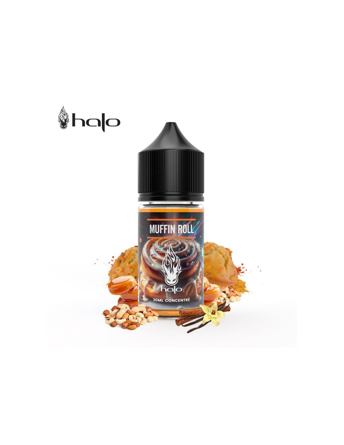 CONCENTRÉ MUFFIN ROLL 30ML - HALO 6,99 € AlkaVape