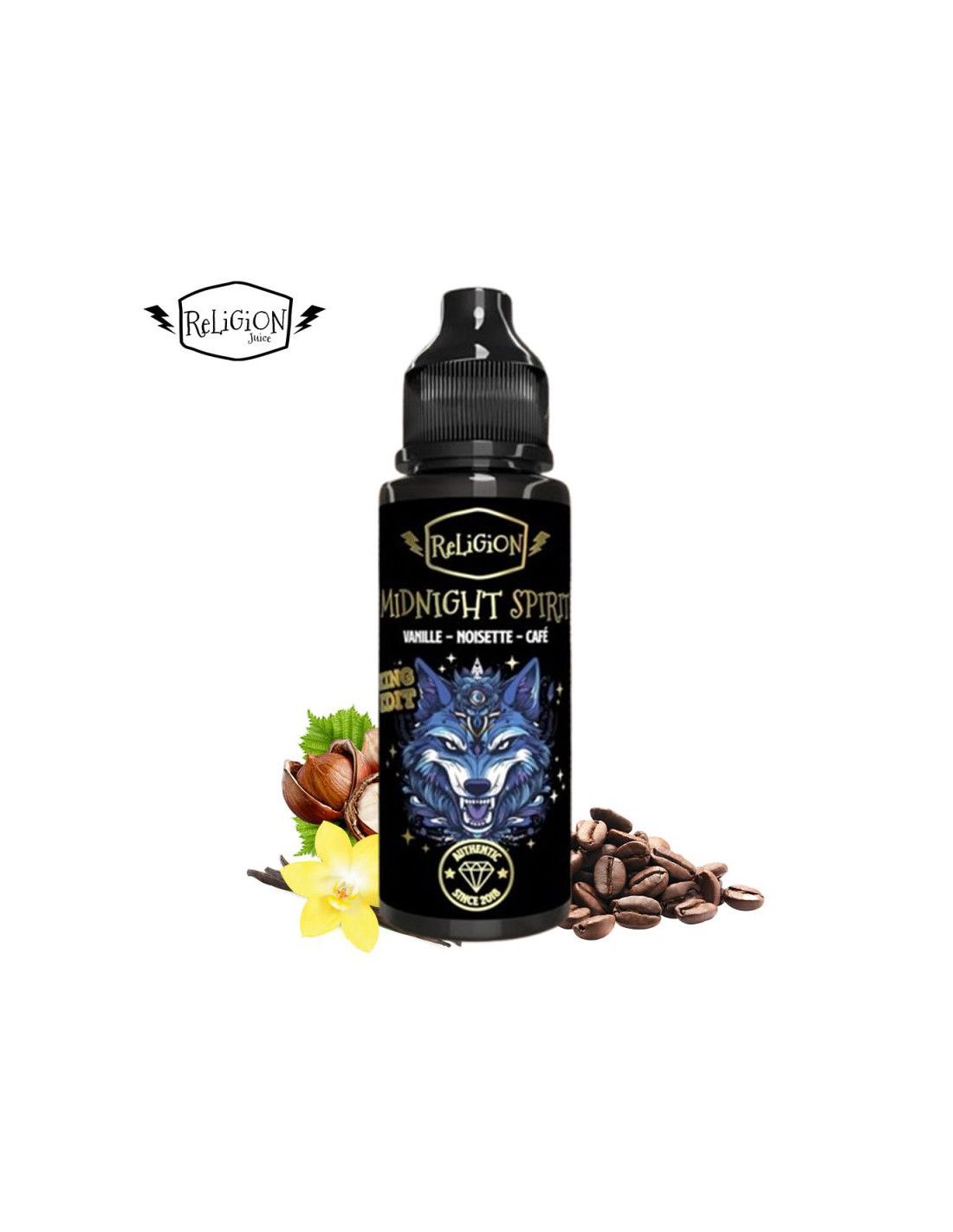 MIDNIGHT SPIRIT KING EDITION 100ML - RELIGION JUICE 17,99 € AlkaVape