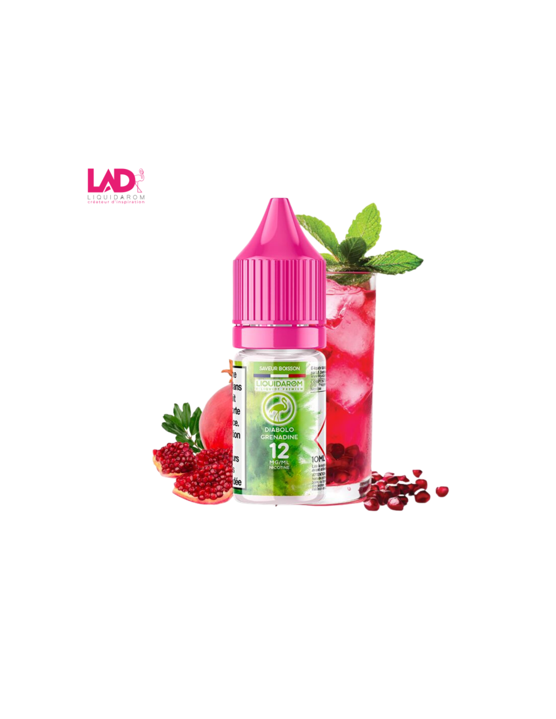 DIABOLO GRENADINE 10ML - LIQUIDAROM 4,99 € AlkaVape