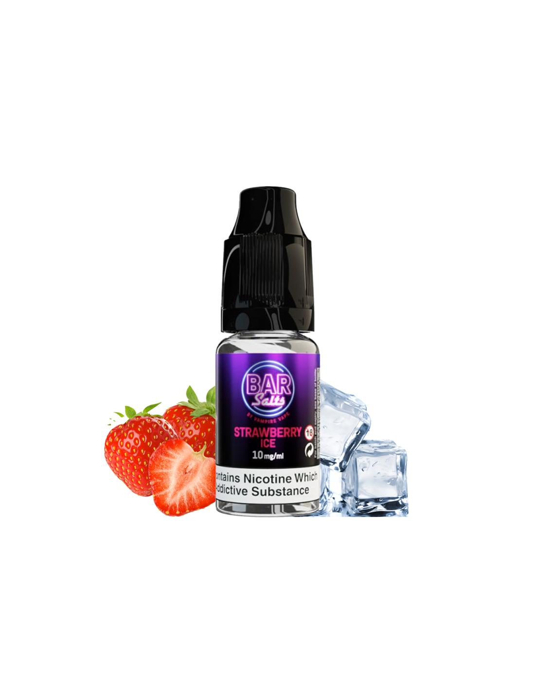STRAWBERRY ICE 10ML - BAR SALTS BY VAMPIRE VAPE 4,99 € AlkaVape