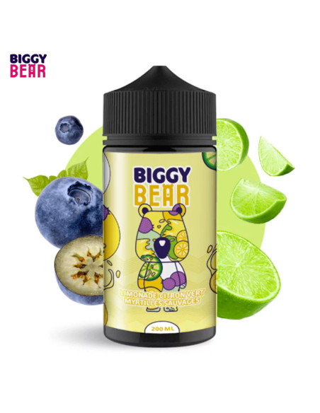 LIMONADE CITRON VERT MYRTILLES SAUVAGES 200ML - BIGGY BEAR