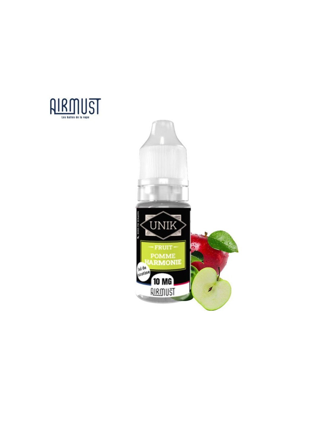 POMME HARMONIE 10ML NIC SALT - UNIK BY AIRMUST 4,99 € AlkaVape