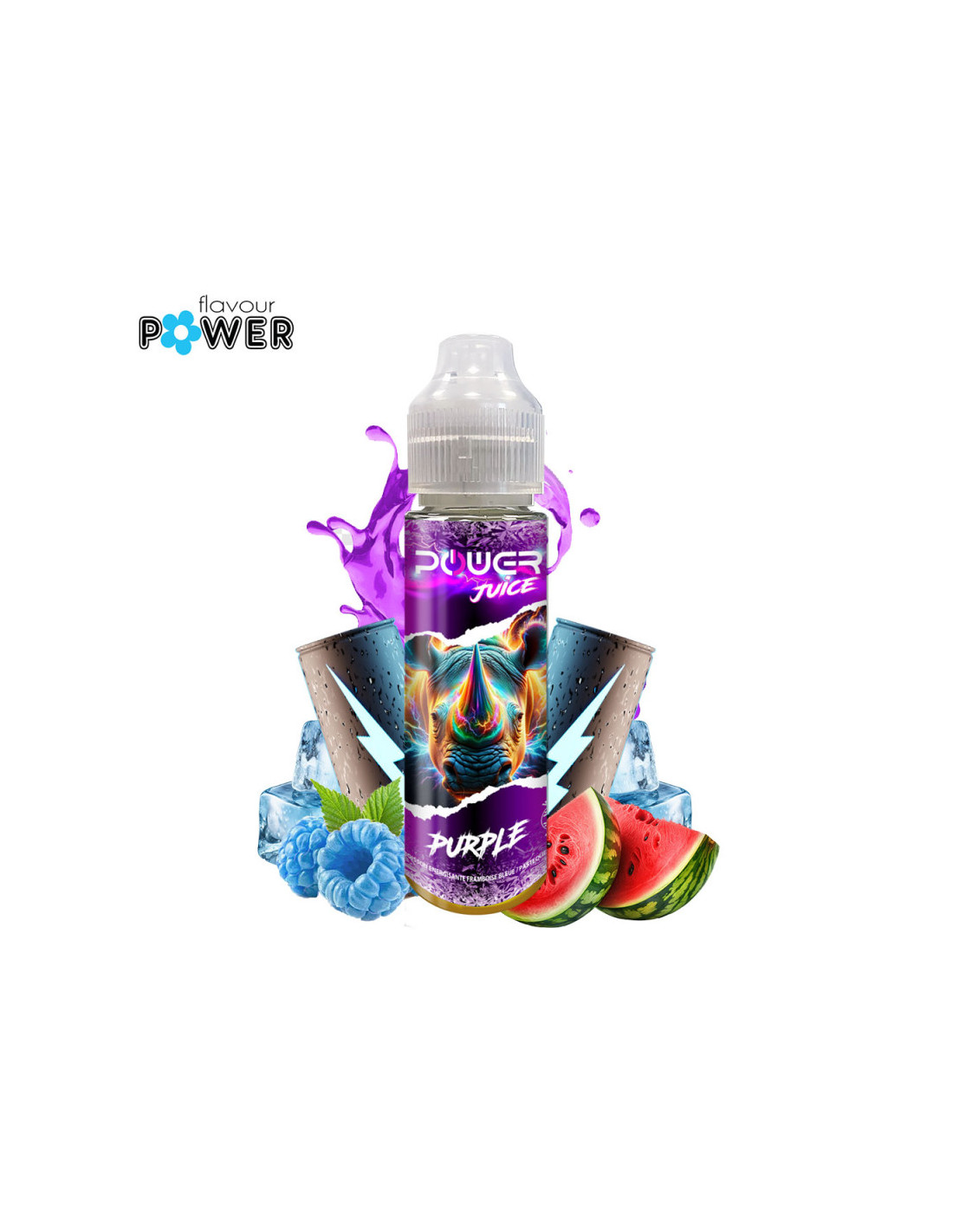 PURPLE FRESH 50ML - POWER JUICE BY FLAVOUR POWER 13,99 € AlkaVape