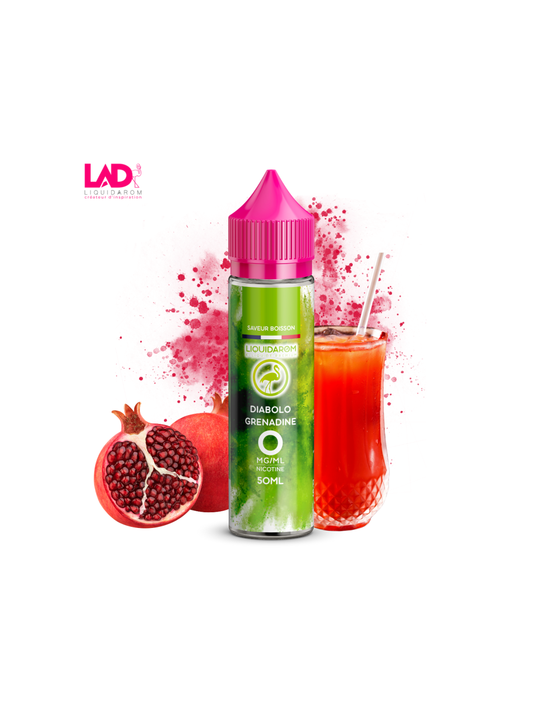 DIABOLO GRENADINE 50ML - LIQUIDAROM 13,99 € AlkaVape