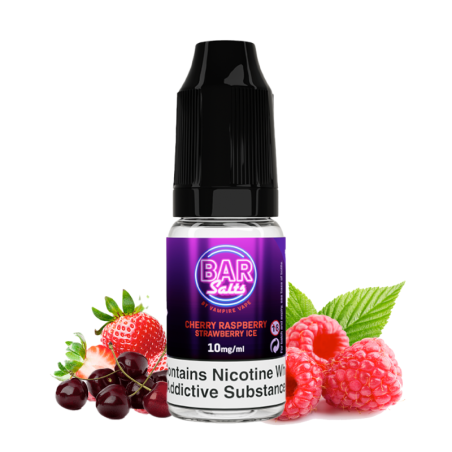 CHERRY RASPBERRY STRAWBERRY 10ML - BAR SALTS BY VAMPIRE VAPE
