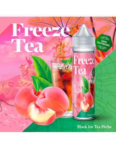 BLACK ICE TEA PEACH 50ML - FREEZE TEA BY MADE IN VAPE