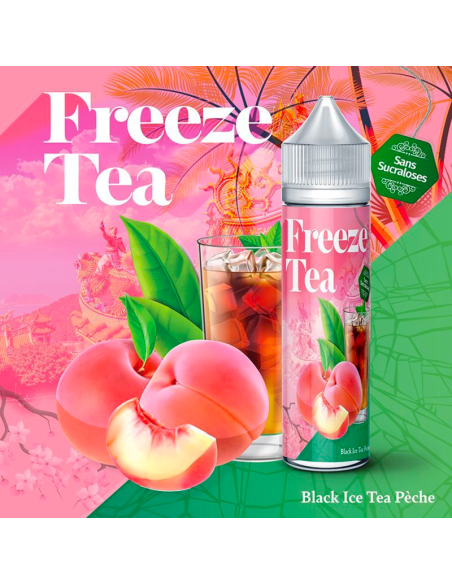 BLACK ICE TEA PEACH 50ML - FREEZE TEA BY MADE IN VAPE
