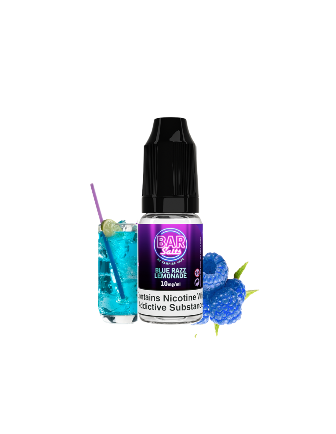 BLUE RAZZ LEMONADE 10ML - BAR SALTS BY VAMPIRE VAPE 4,99 € AlkaVape