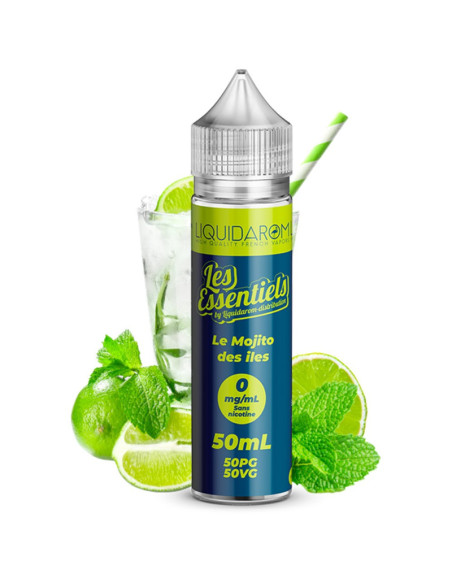 LE MOJITO DES ILES 50ML - LES ESSENTIELS BY LIQUIDAROM
