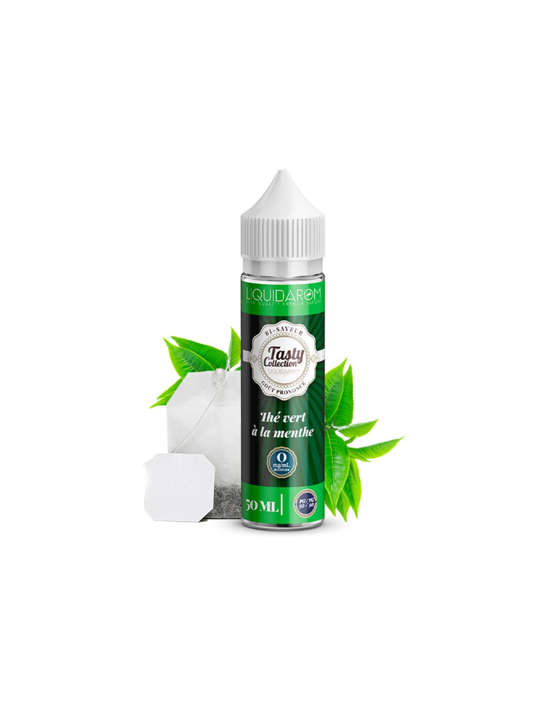 THÉ VERT À LA MENTHE 50ML - TASTY BY LIQUIDAROM 13,99 € AlkaVape