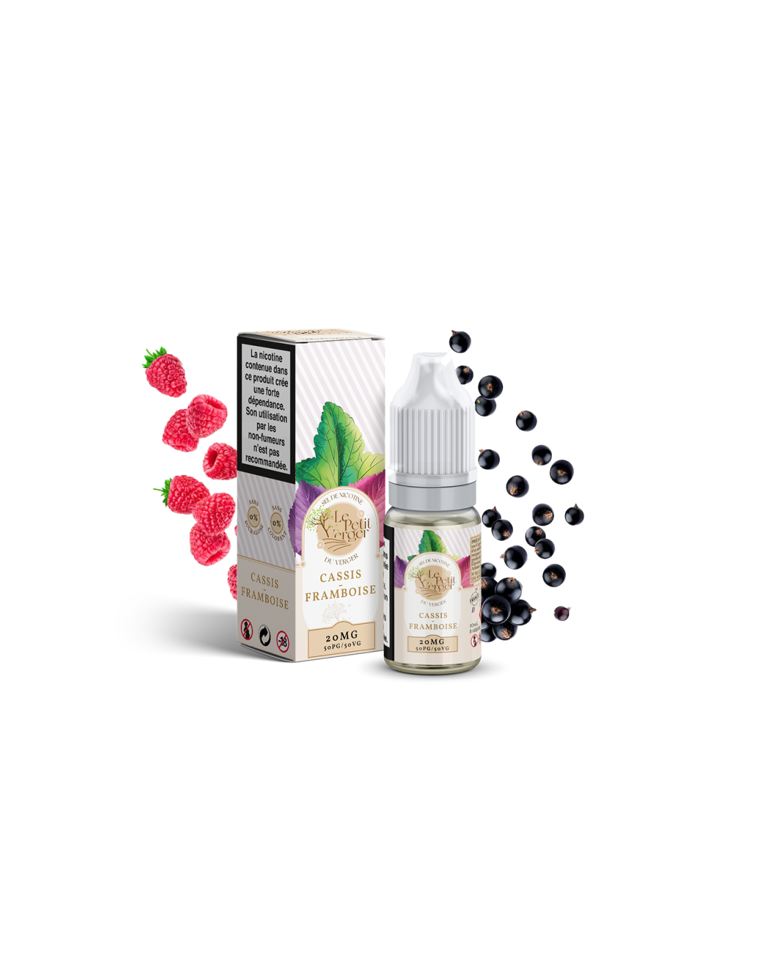 CASSIS FRAMBOISE 10ML NIC SALT - LE PETIT VERGER BY SAVOUREA 4,99 € AlkaVape