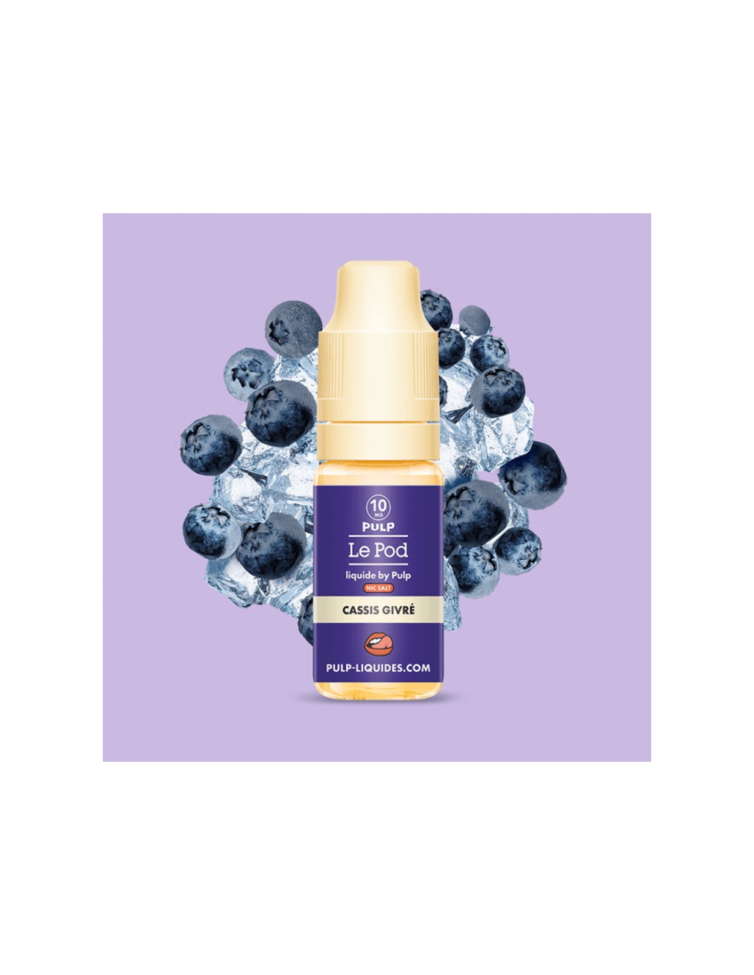 CASSIS GIVRÉ 10ML - POD BY PULP NIC SALT 4,99 € AlkaVape