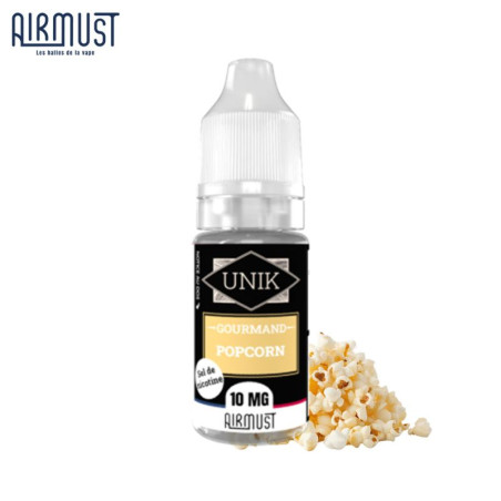 POP CORN 10ML NIC SALT - UNIK BY AIRMUST