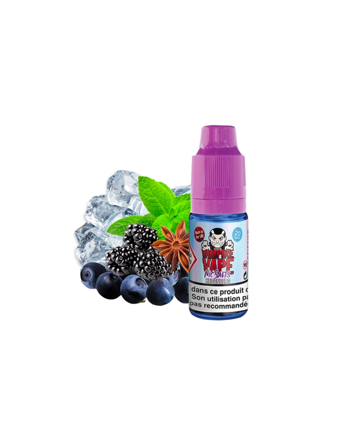 HEISENBERG NIC SALT 10ML - VAMPIRE VAPE 4,99 € AlkaVape