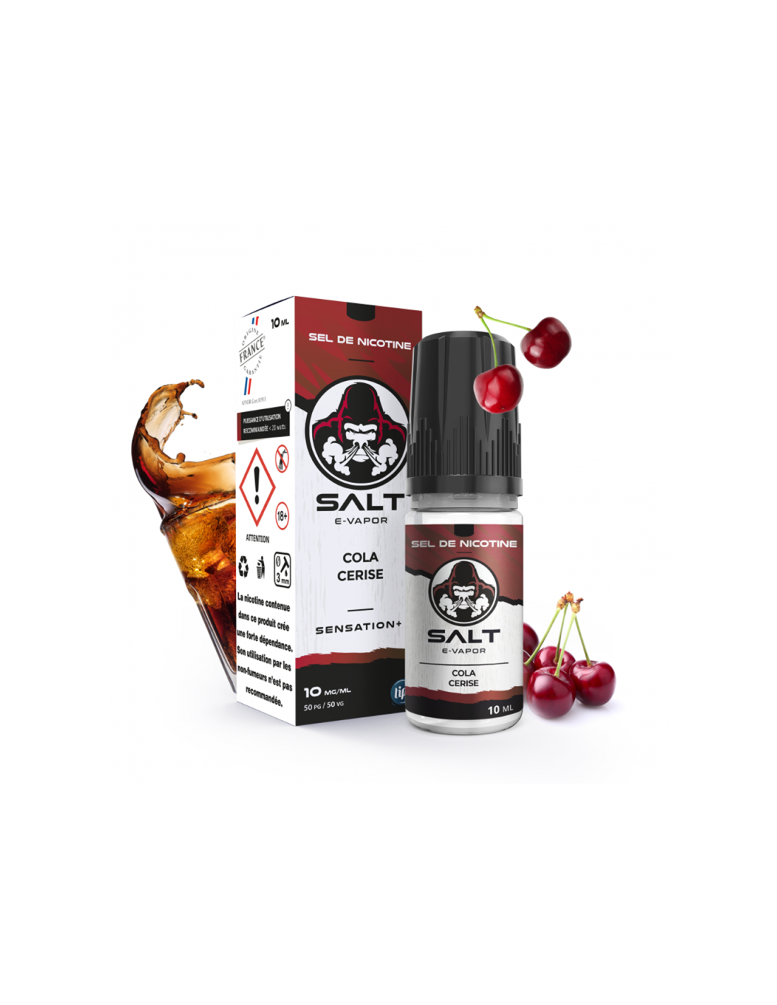 SALT E-VAPOR COLA CERISE 10ML 4,99 € AlkaVape