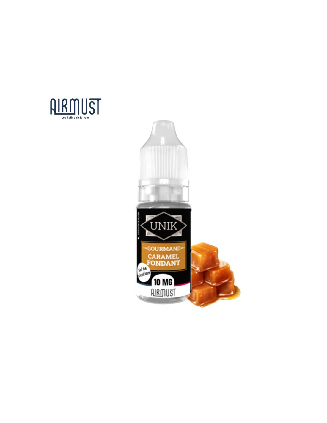 CARAMEL FONDANT 10ML NIC SALT - UNIK BY AIRMUST 4,99 € AlkaVape