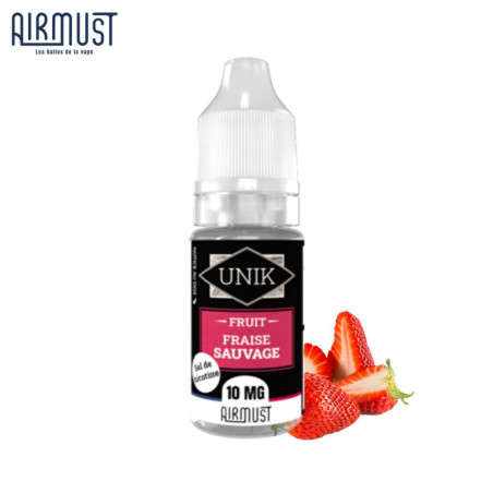 FRAISE SAUVAGE 10ML NIC SALT - UNIK BY AIRMUST