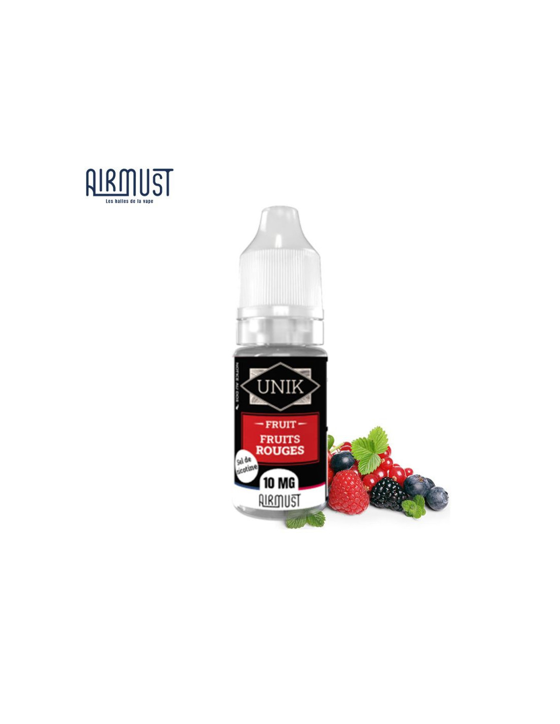FRUITS ROUGES 10ML NIC SALT - UNIK BY AIRMUST 4,99 € AlkaVape