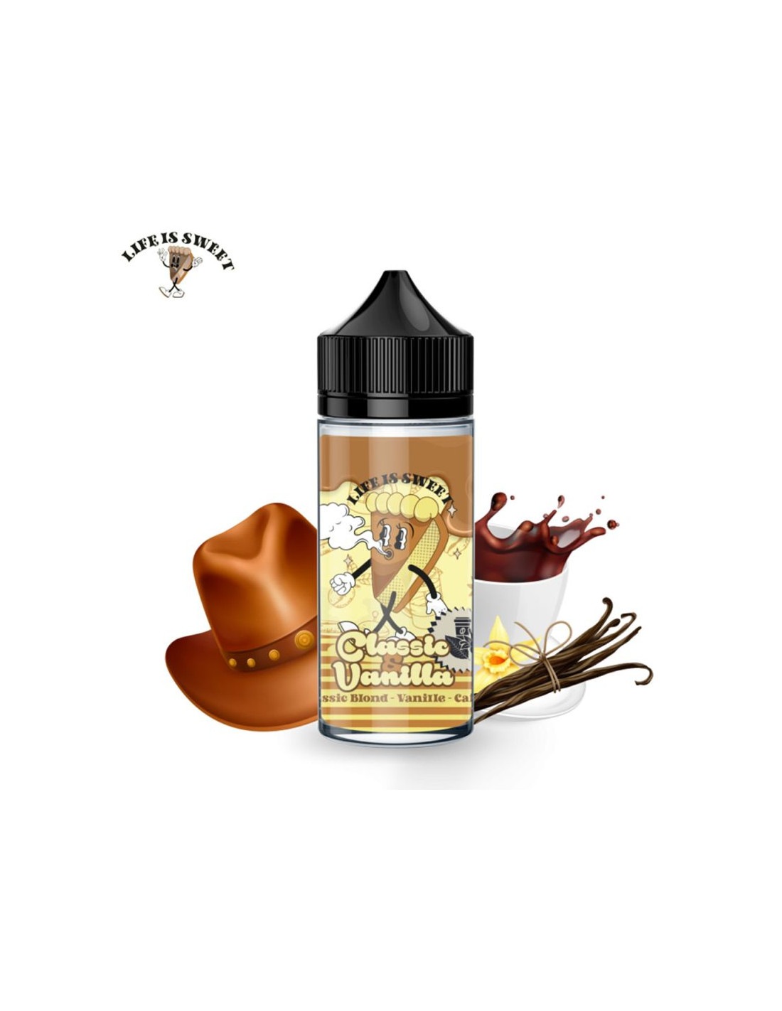 CLASSIC & VANILLA 100ML - LIFE IS SWEET 17,99 € AlkaVape