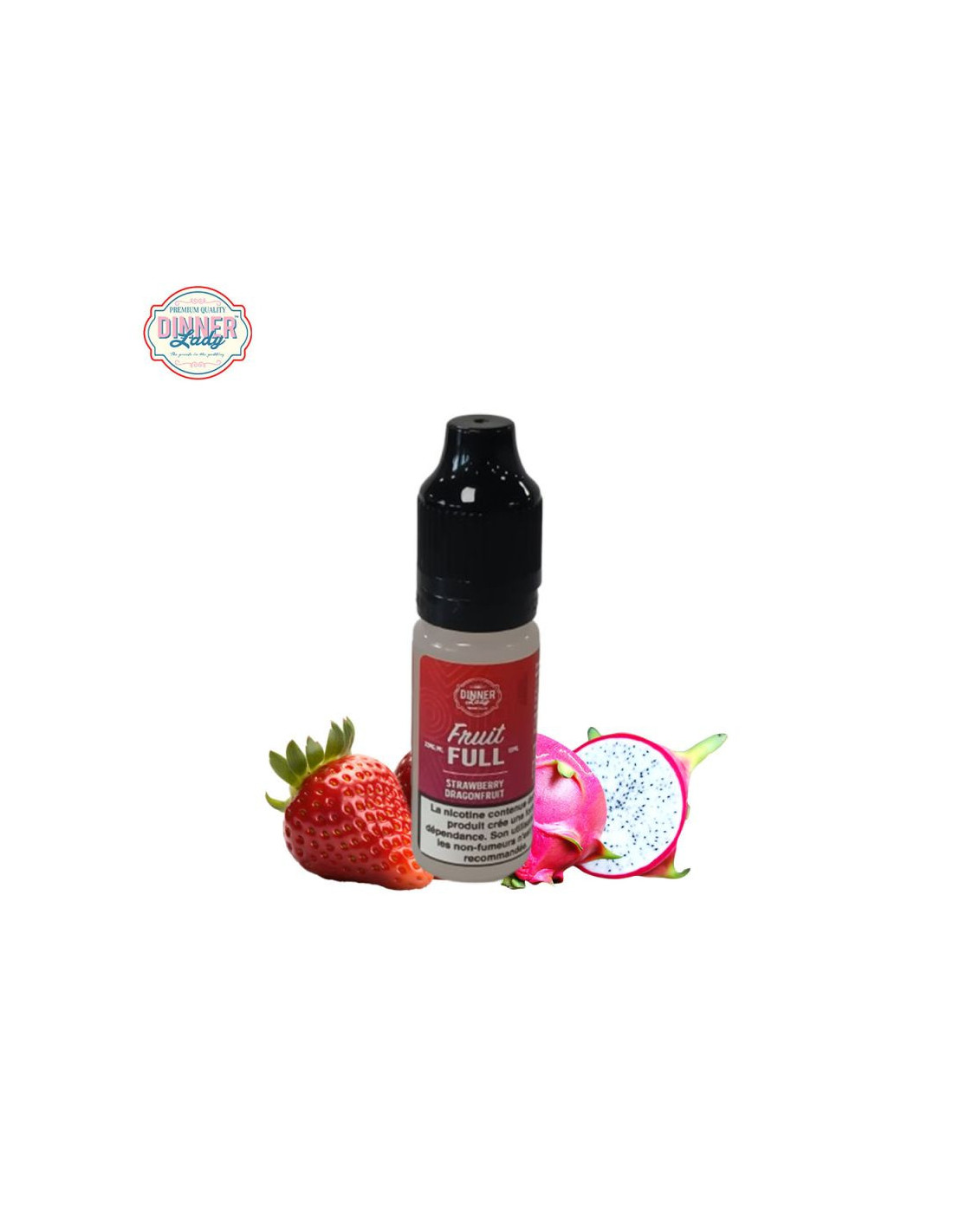 STRAWBERRY DRAGON FRUIT 10ML NIC SALT - FRUIT FULL BY DINNER LADY 4,99 € AlkaVape