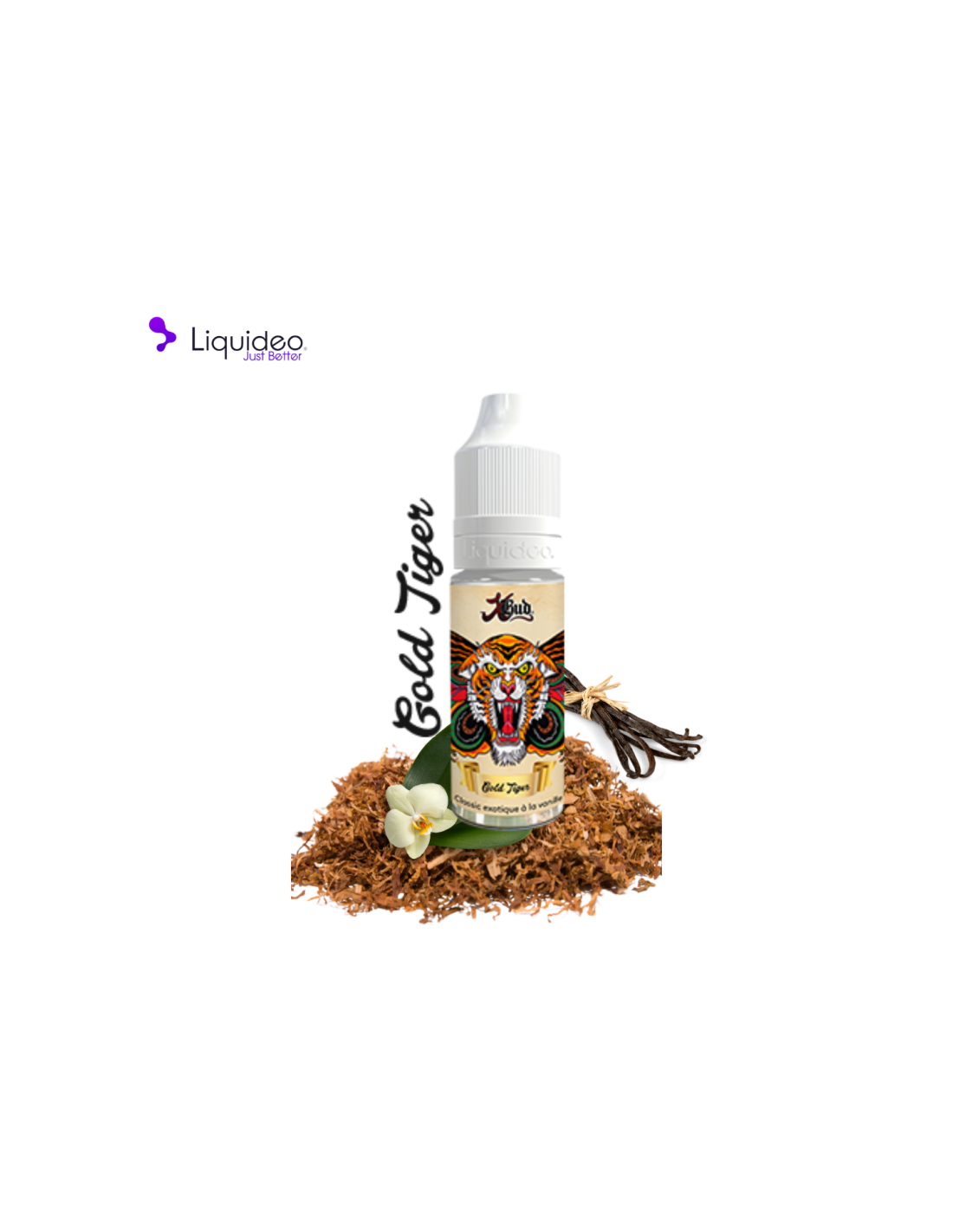 GOLD TIGER 10ML - XBUD BY LIQUIDEO 4,99 € AlkaVape