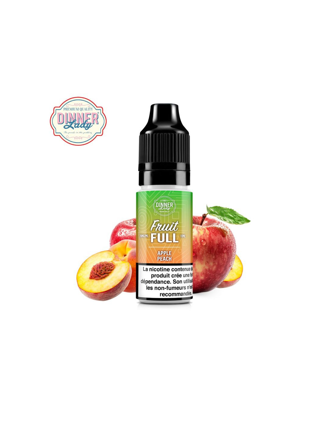 APPLE PEACH 10ML NIC SALT - FRUIT FULL BY DINNER LADY 4,99 € AlkaVape