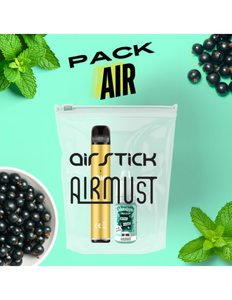 PACK AIR - AIRMUST X AIRSTICK-AlkaVape.fr - Vapotes - E-liquides - Résistances-13,99 €
