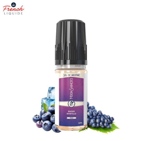 MOON SHINERS : RAISIN MYRTILLE FRAIS 10ML SALT - LE FRENCH LIQUIDE