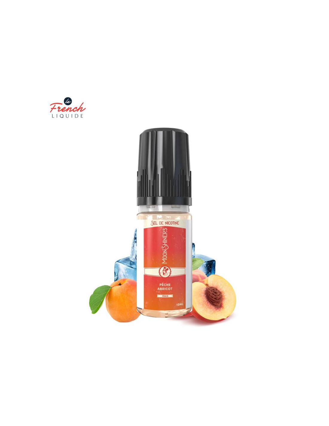 MOON SHINERS : PÊCHE ABRICOT 10ML SALT - LE FRENCH LIQUIDE 4,99 € AlkaVape