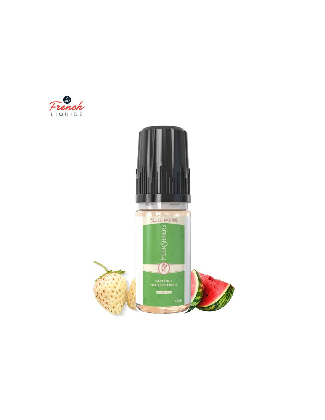MOON SHINERS : PASTÈQUE FRAISE BLANCHE 10ML SALT - LE FRENCH LIQUIDE 4,99 € AlkaVape
