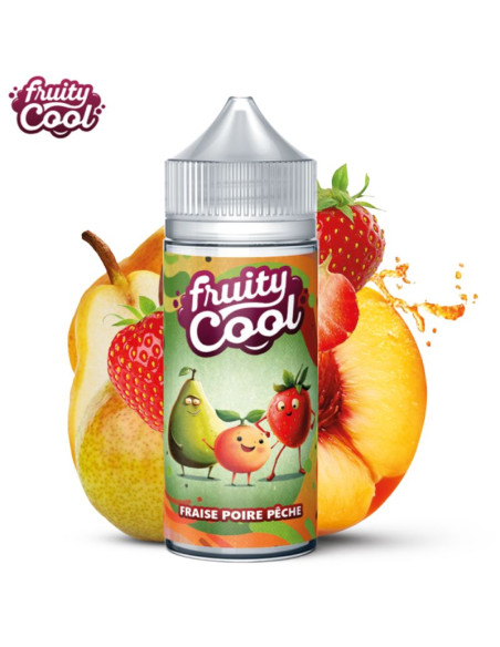 FRAISE POIRE PÊCHE 100ML - FRUITY COOL