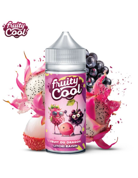 FRUIT DU DRAGON LITCHI RAISIN 100ML - FRUITY COOL