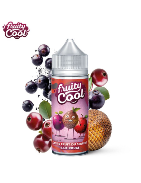 CASSIS FRUIT DU SERPENT BAIE ROUGE 100ML - FRUITY COOL