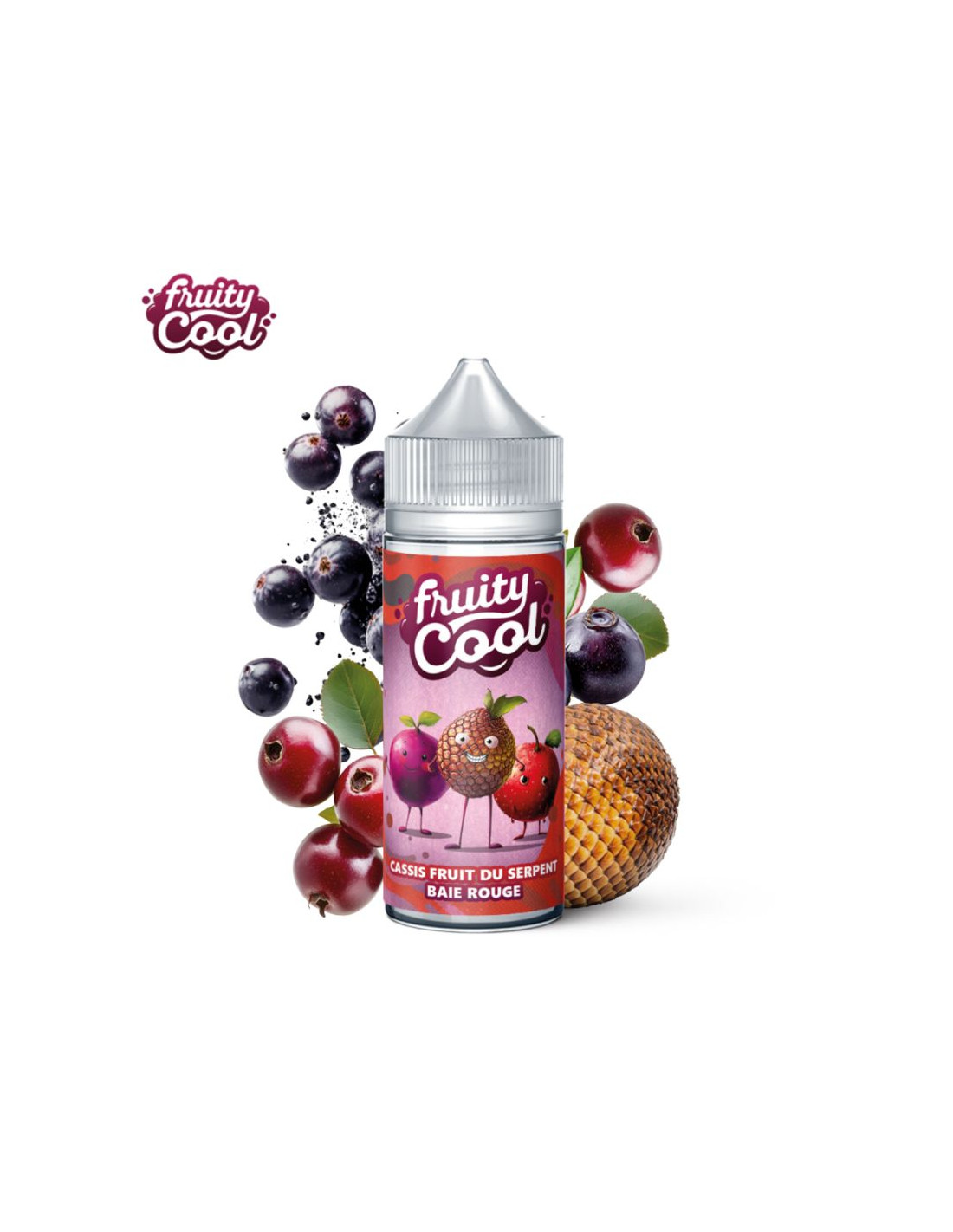 CASSIS FRUIT DU SERPENT BAIE ROUGE 100ML - FRUITY COOL 17,99 € AlkaVape