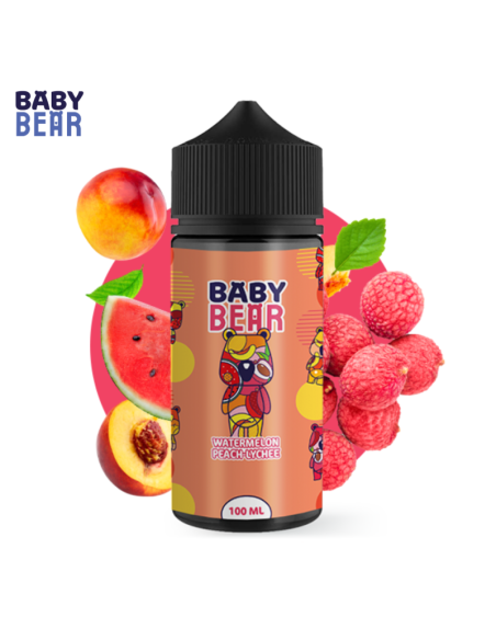 WATERMELON PEACH LYCHEE 100ML - BABY BEAR